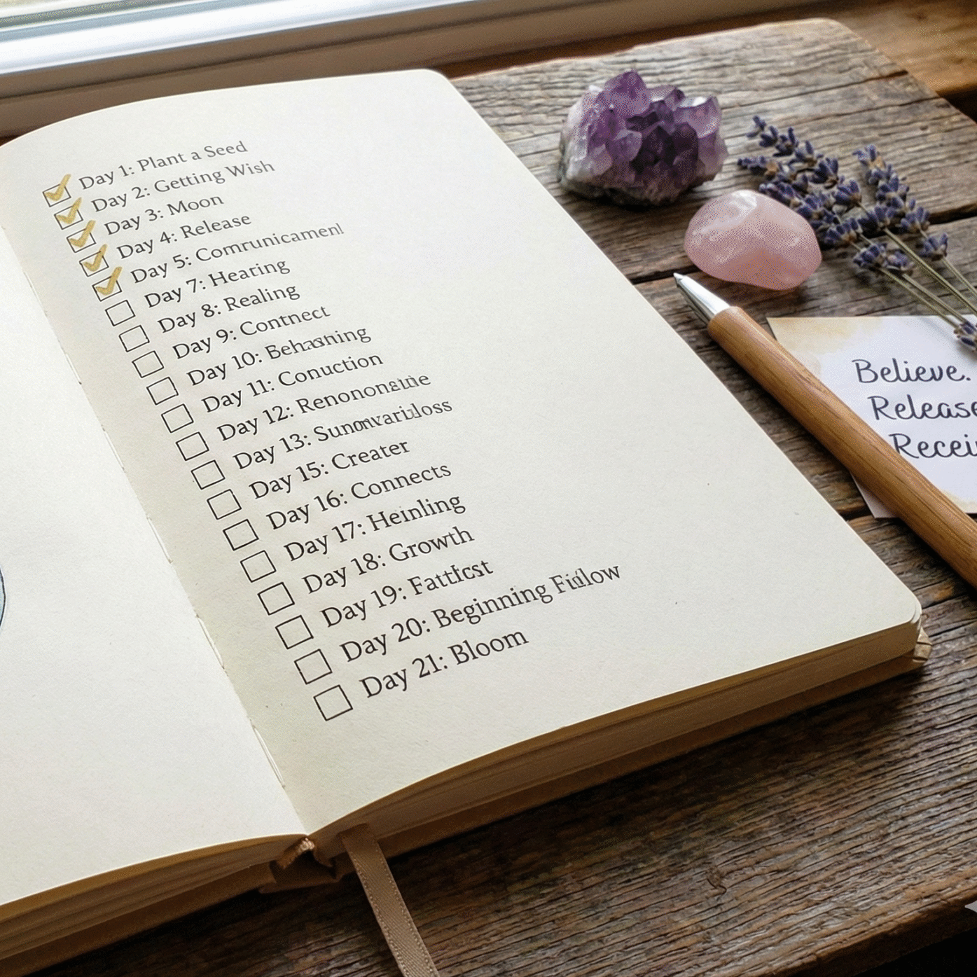 21 days challenge manifestation/healing