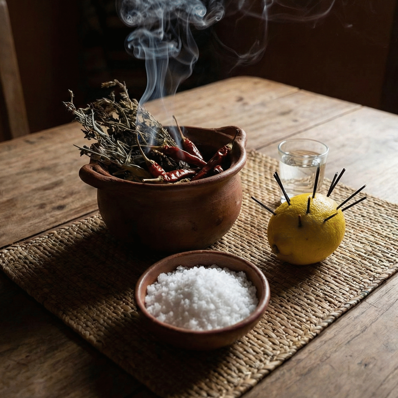 Evil eye removal ritual